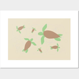 Sea Turtles Posters and Art